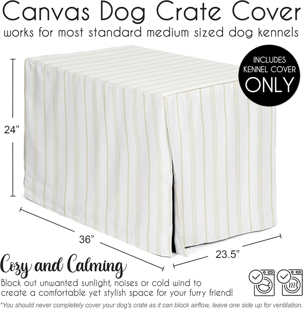 Sweet Jojo Designs contemporary minimalist dog kennel wrap angled view