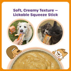 Variety of seafood flavors in Choolip squeeze treat bundle