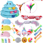UPSKY Cat Toy Roller 3-Level Turntable Cat Toys Balls with Six Colorful Balls Interactive Kitten Fun Mental Physical Exercise Puzzle Kitten Toys - Image 14