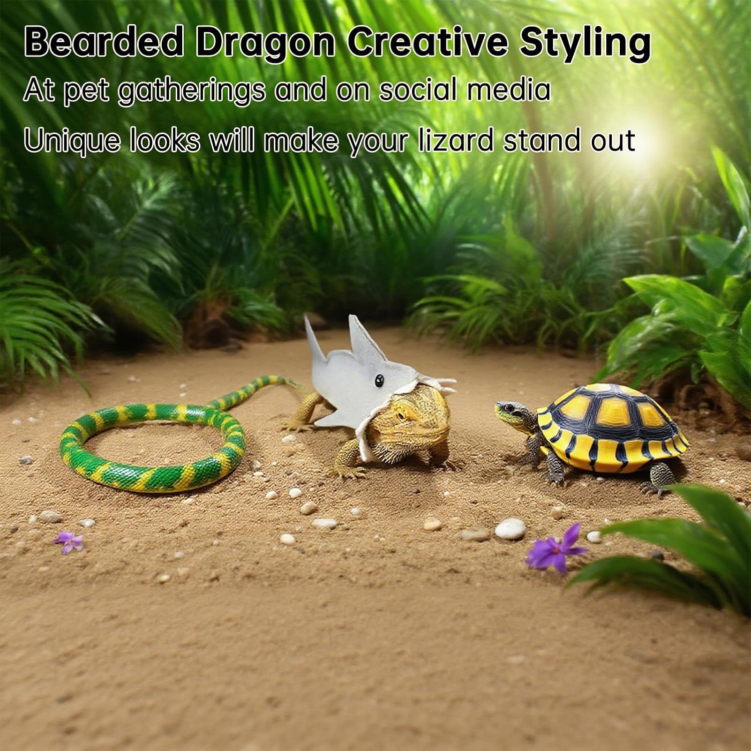 Dinhala brand small animal shark costume for festive holiday pet styling