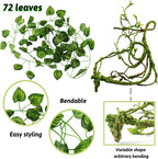 Flexible wire-core vine shaped for leopard gecko tank setup.
