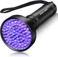 Grace Marci 100 LED UV black light flashlight front view showing the large purple light emitting diode array.