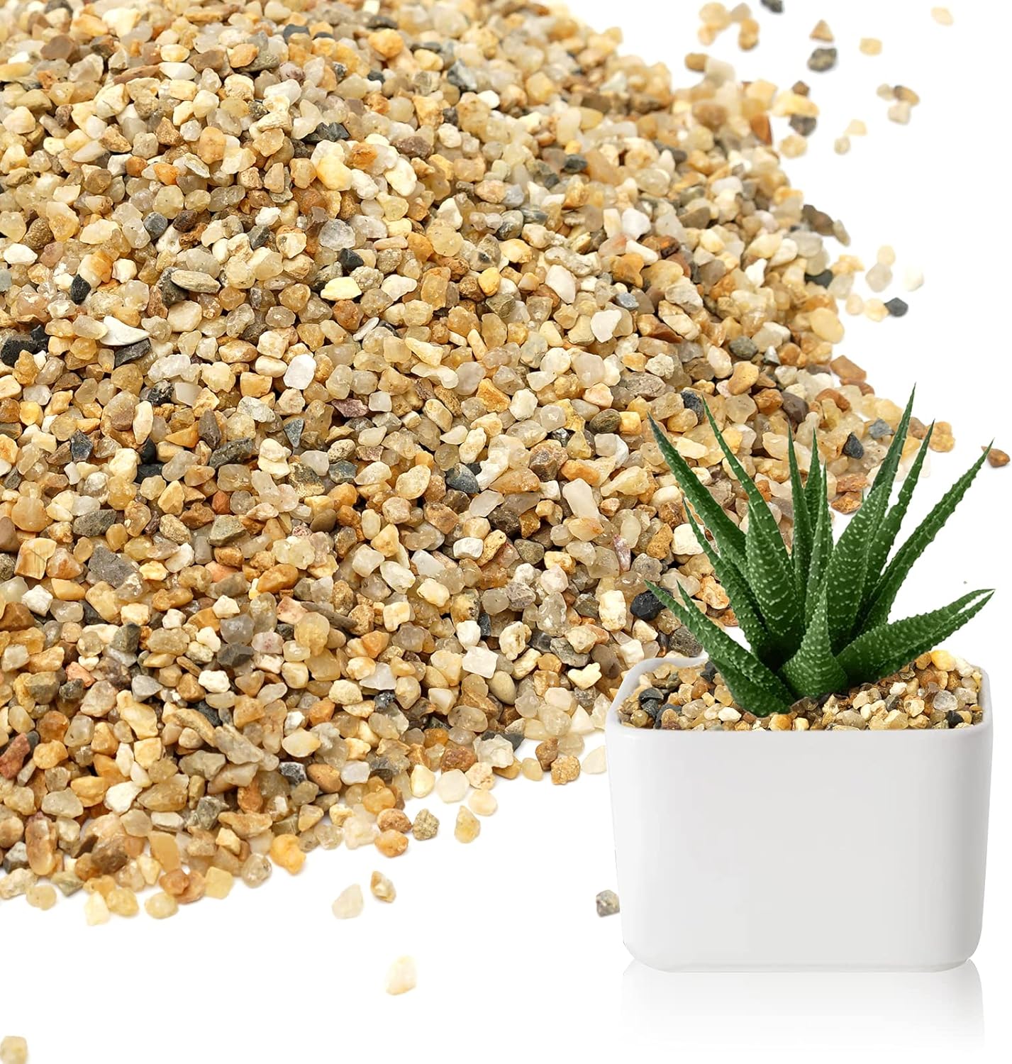 OUPENG decorative raw stones arranged elegantly as an indoor vase filler option