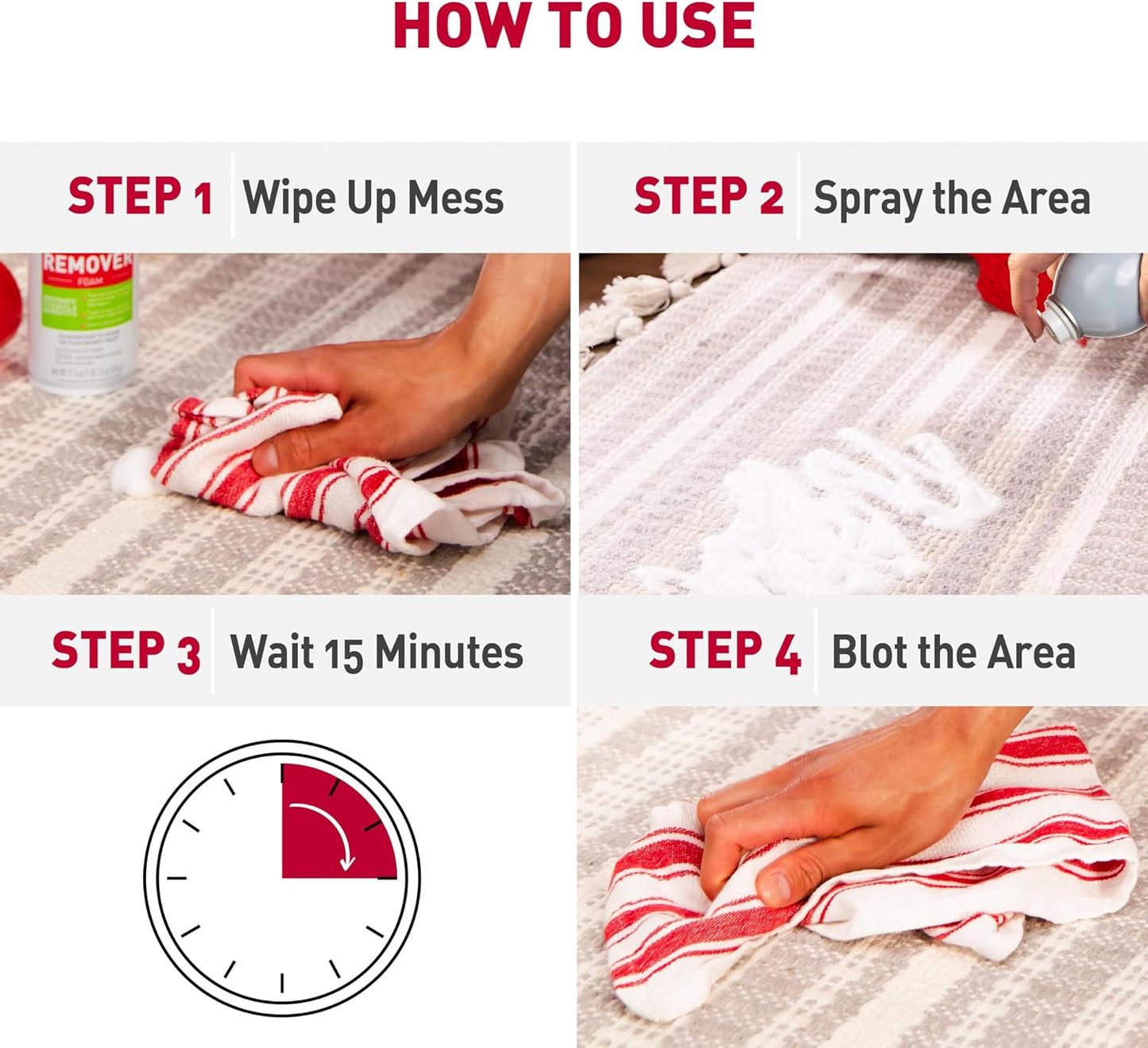 Nature's Miracle severe mess cat cleaning spray shown in a home setting