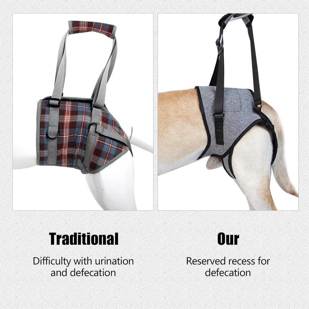 Dotoner dog lift harness with padded handle