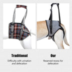 Dotoner dog lift harness with padded handle