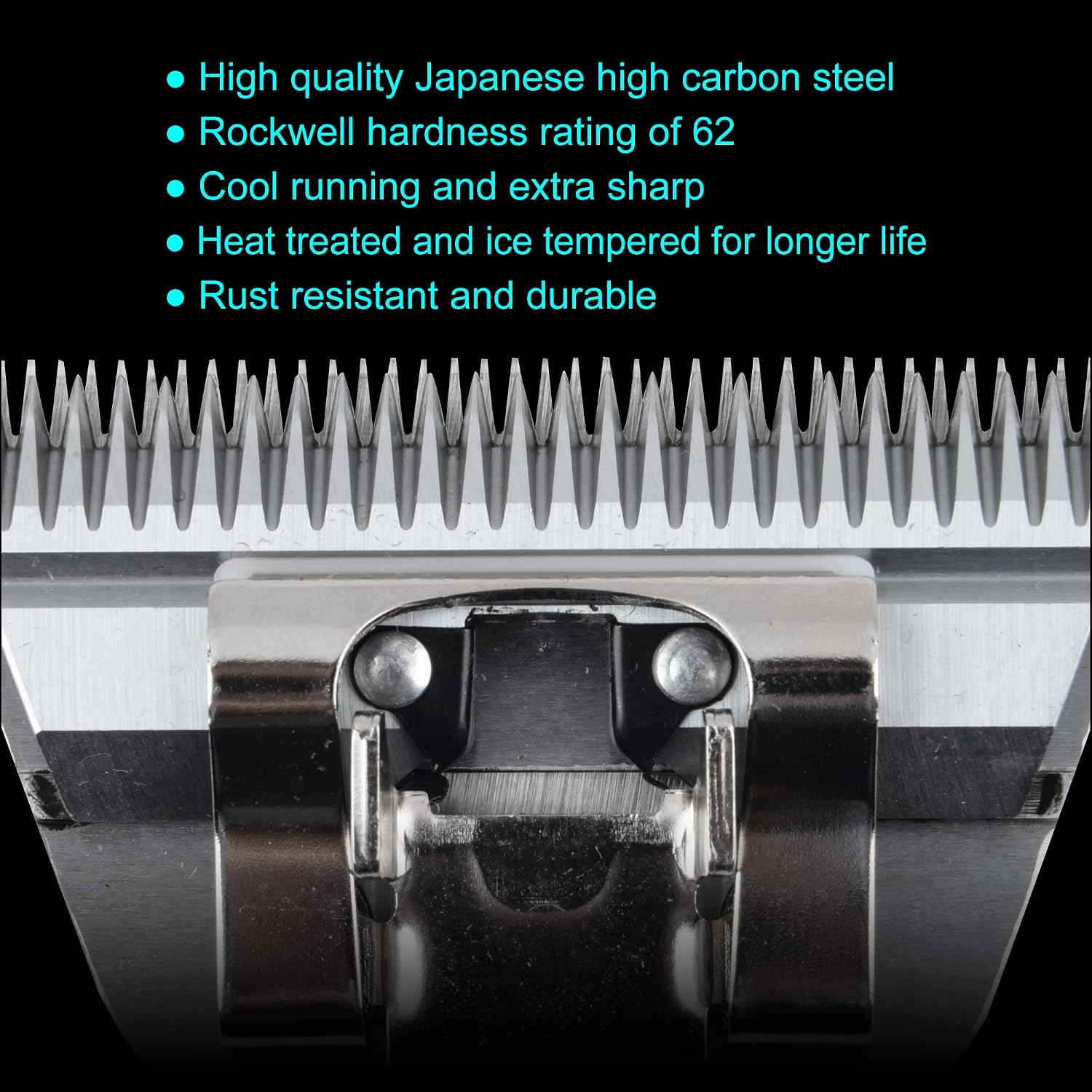 Furzone professional snap on pet clipper blade showing universal A5 compatibility mechanism