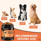 Premium pet pest prevention chewables by VivaElixir bottle side view