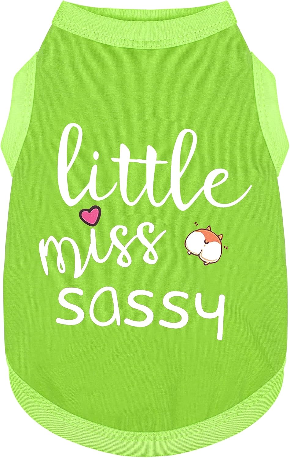 Paiaite Dog Clothes Fashionable Sleeveless Pet Vest: 'Little Miss Sassy' Printed Cotton Dog Shirt, Ideal for Small, Medium, and Large Breeds, Ensuring Comfort and Breathability Rose Red M - Image 12