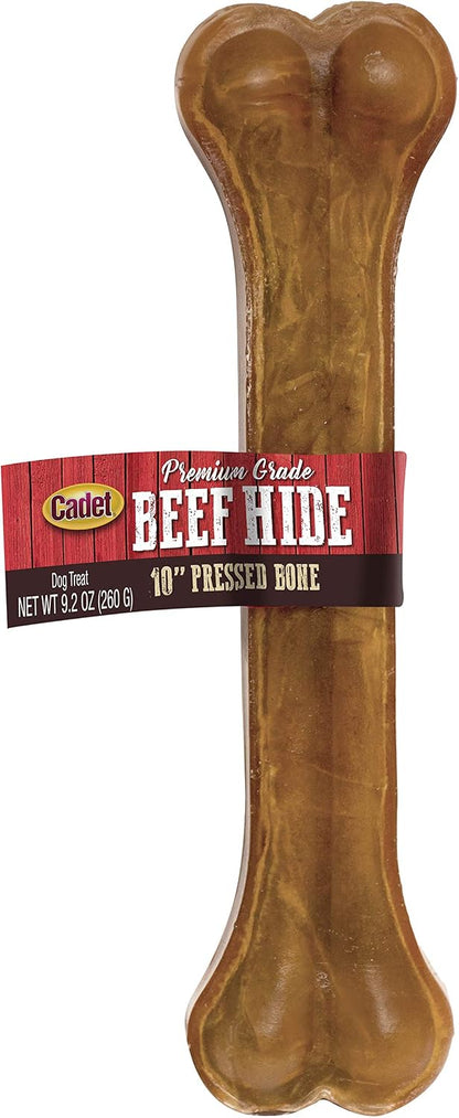 Cadet Premium Grade Pressed Beef Hide Bones, Long Lasting Rawhide Dog Chews, 6.5 Inch (12 Count) - Image 9
