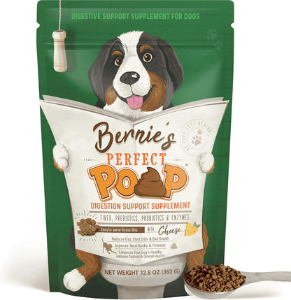 Bernie's Perfect Poop digestive supplement front view