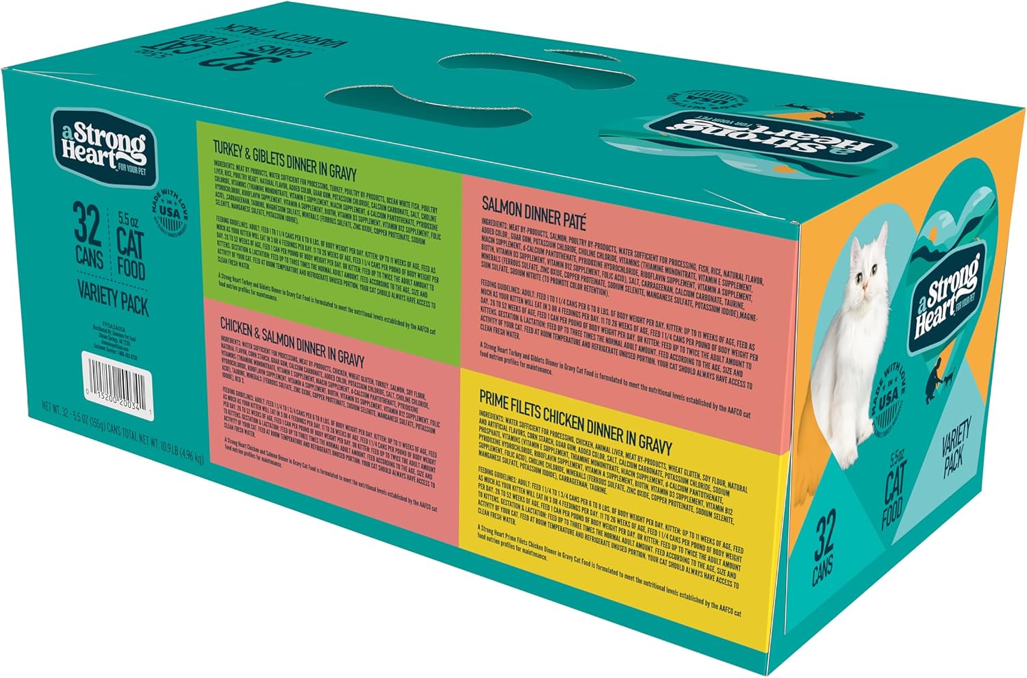 Strongheart Wet Cat Food 32 Pack Cans Display