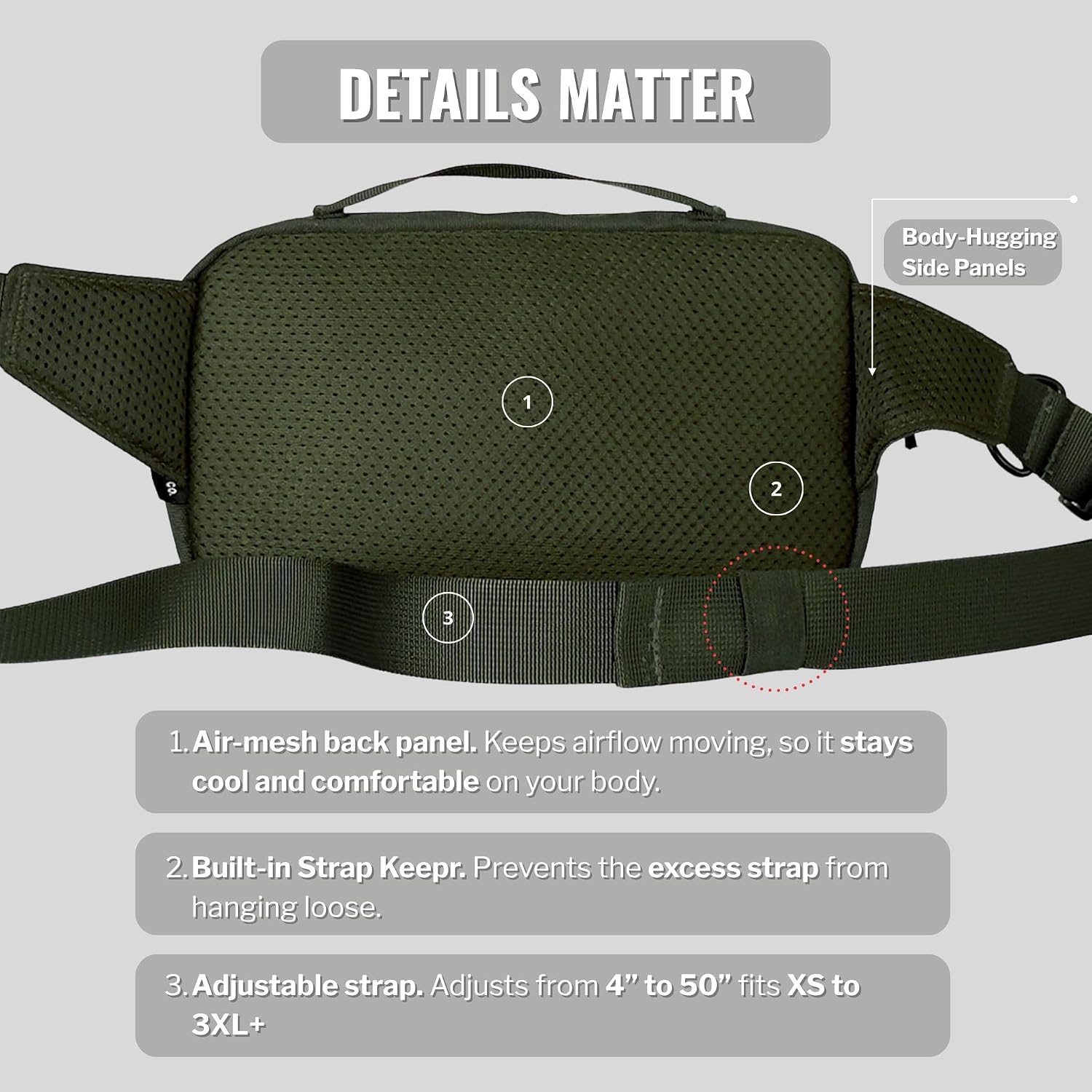 Side view of SUSU dog bag highlighting poop bag dispenser slot