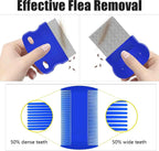 Safe rounded teeth pet comb for sensitive skin dematting.
