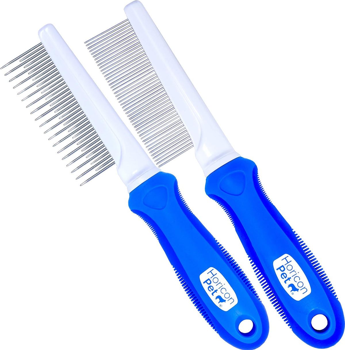 Detangling Dog Comb with Long & Short Stainless Steel Metal Teeth - Dogs, Cats & Small Animals for Removing Matted Fur, Knots & Tangles - Image 11