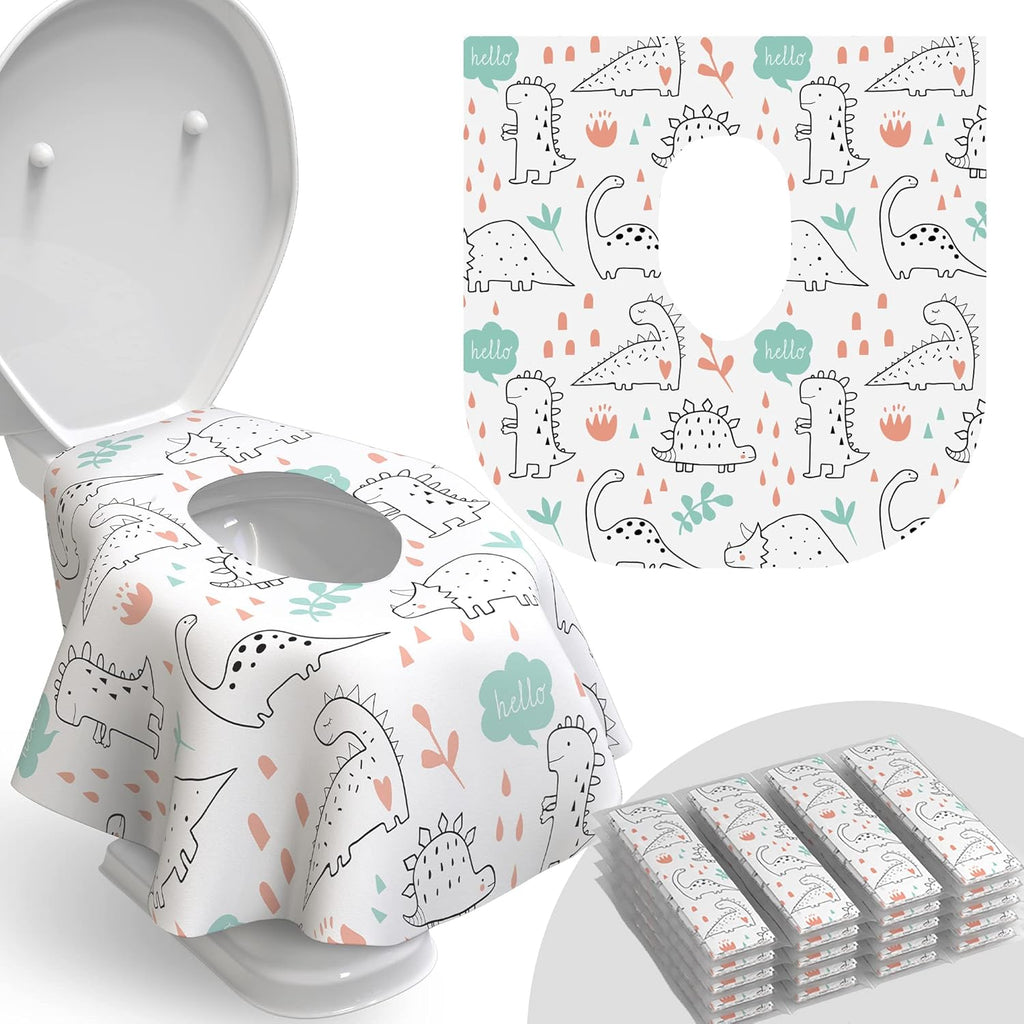Relyo disposable toilet seat covers 20 pack front view showing packaging.
