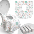 Relyo disposable toilet seat covers 20 pack front view showing packaging.