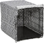 MidWest Homes for Pets XL Dog Crate Cover, Black Polyester Privacy Kennel Cover Fits Most 48-inch Crates, Machine Washable, Reduces Barking & Chewing - Image 12