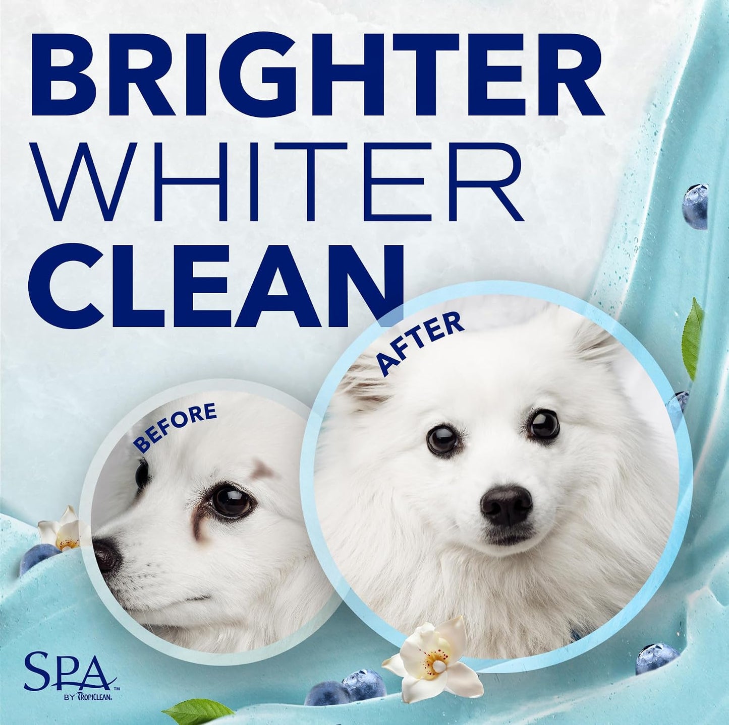 Authentic USA imported TropiClean pet facial cleanser packaging