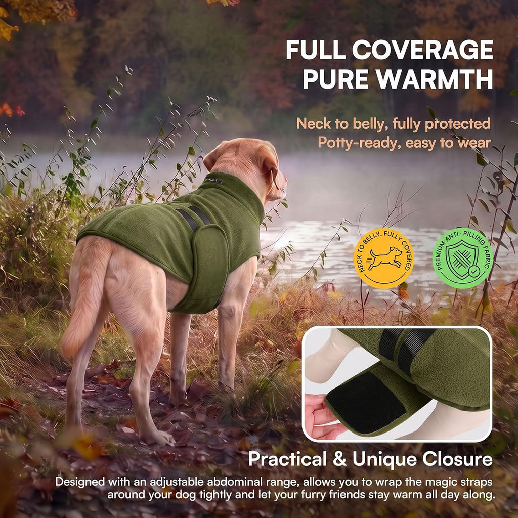 Soft micro elastic winter dog clothes close up texture
