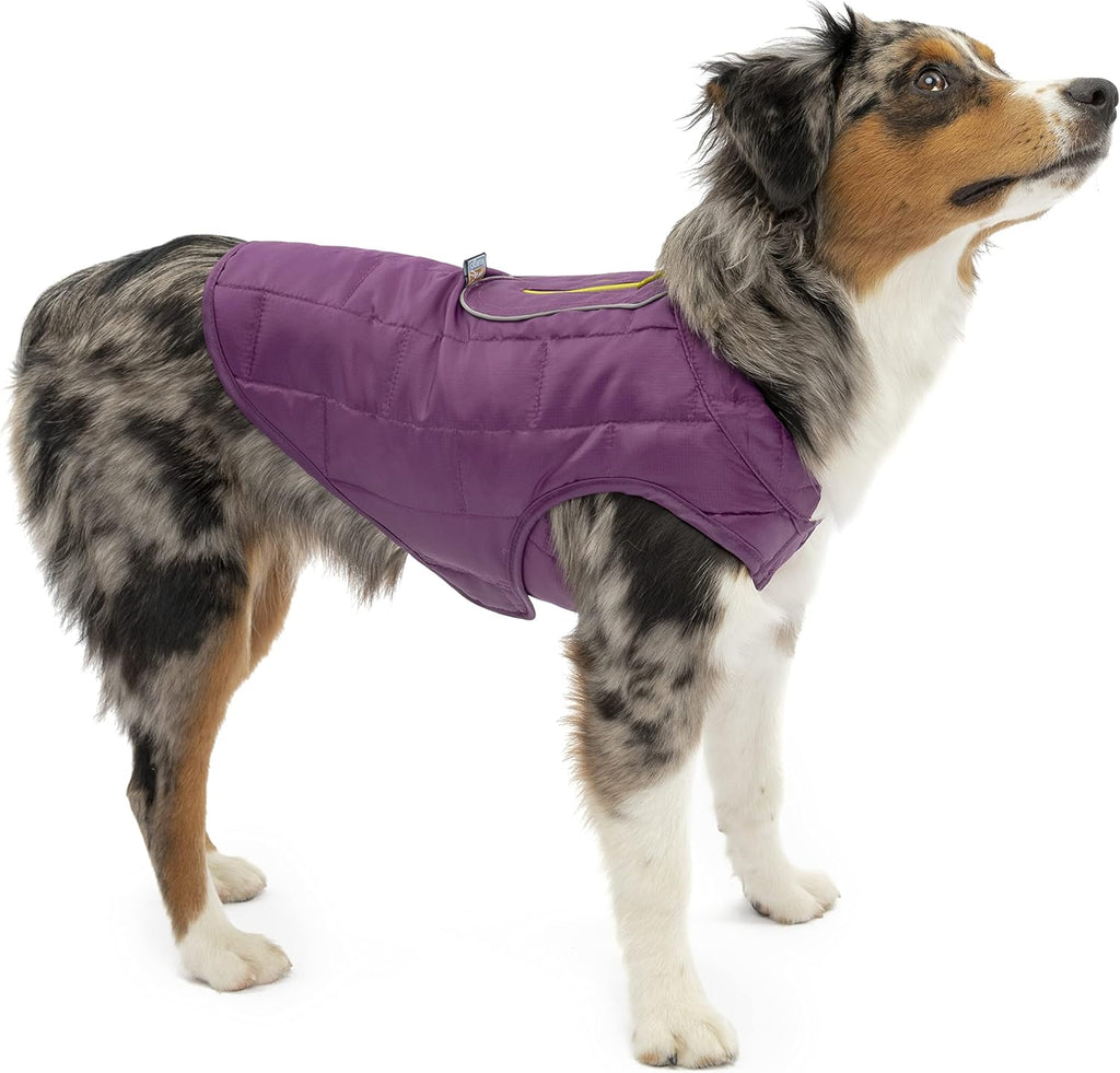 Kurgo Loft Dog Jacket - Reversible Cozy Coat for Outdoor Adventures - Water Resistant - Athletic Fit - Machine Washable Fabric - Reflective Dog Gear - Large - Coastal Blue - Image 9