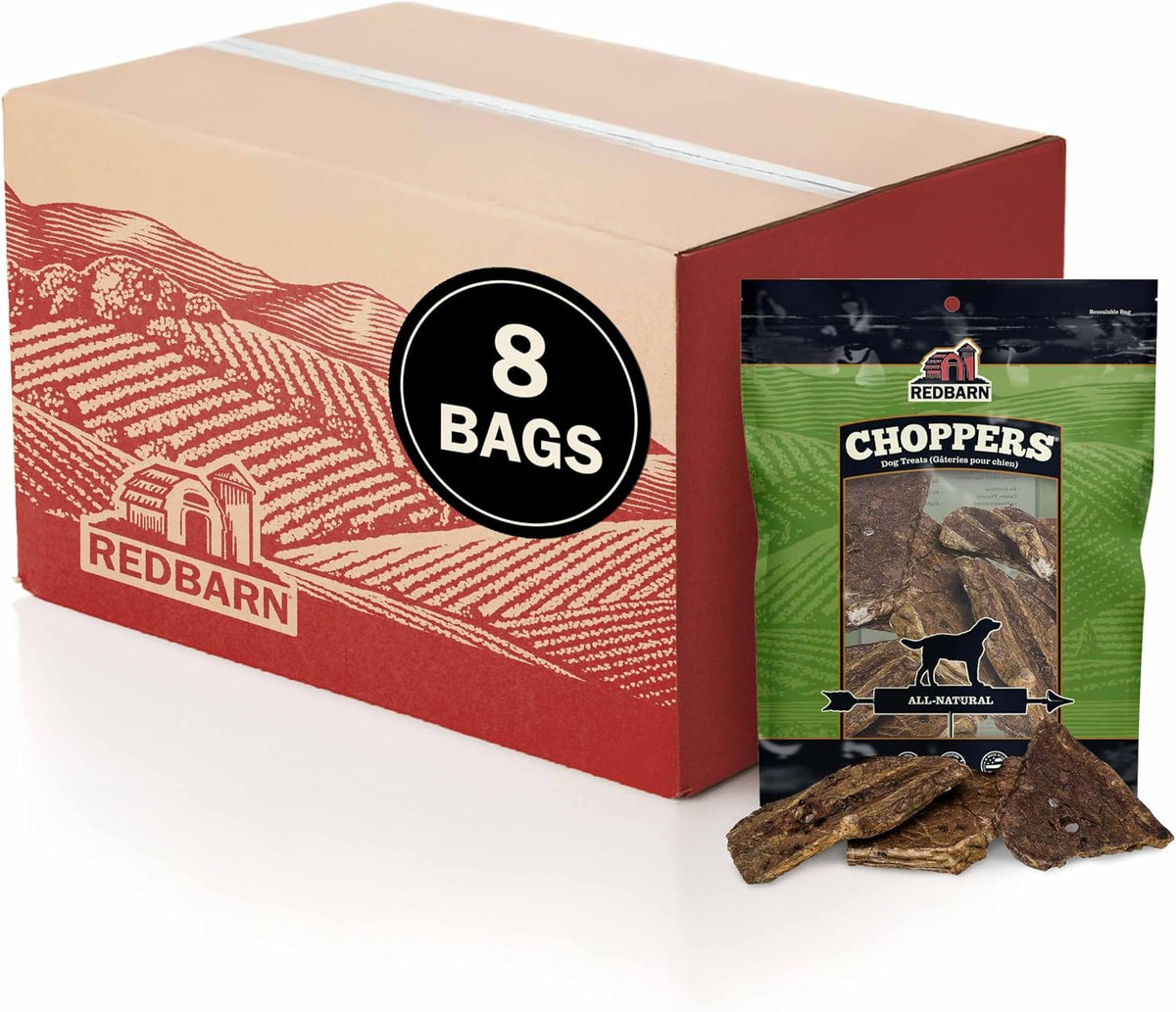 Redbarn Pet Products Natural Choppers Beef Lung Chew Treats for Dogs - Premium Made in USA Rawhide-Free Single Ingredient High Protein Low Fat - 9 oz Bag - Image 9