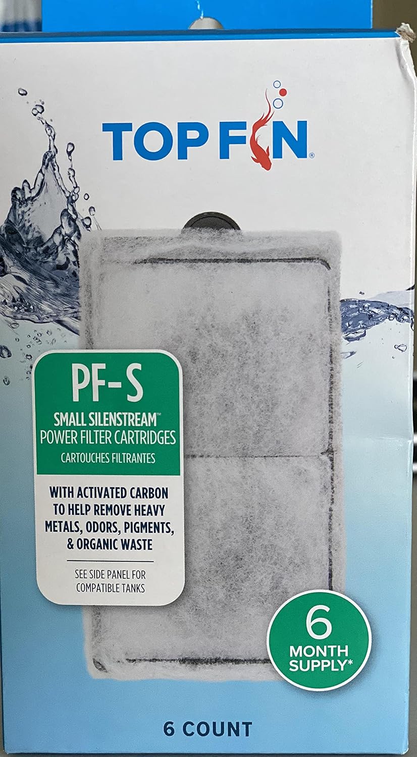 Top Fin filter cartridges front view packaging