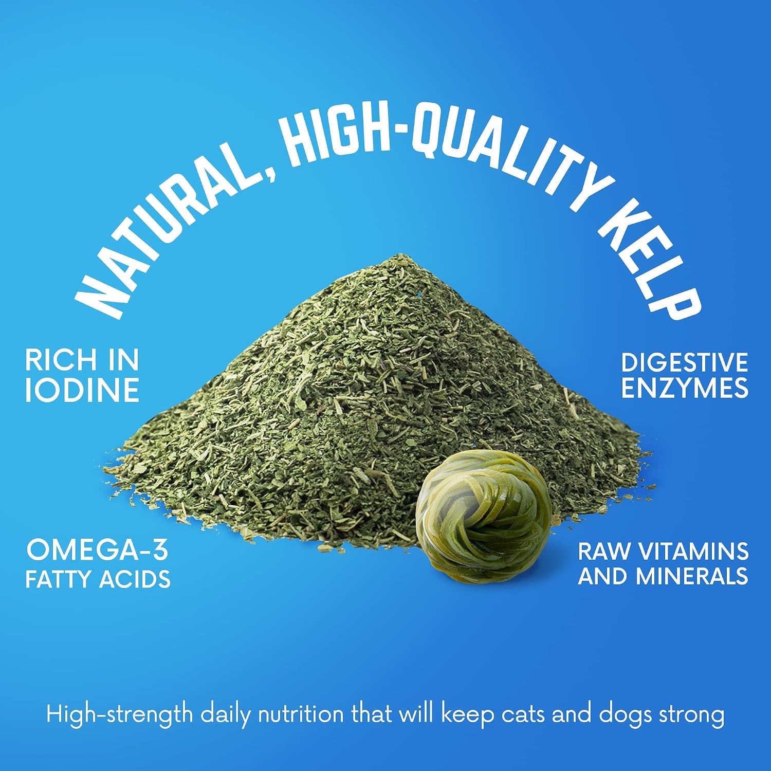 Back 40 Dogs organic pet kelp powder ingredient label details