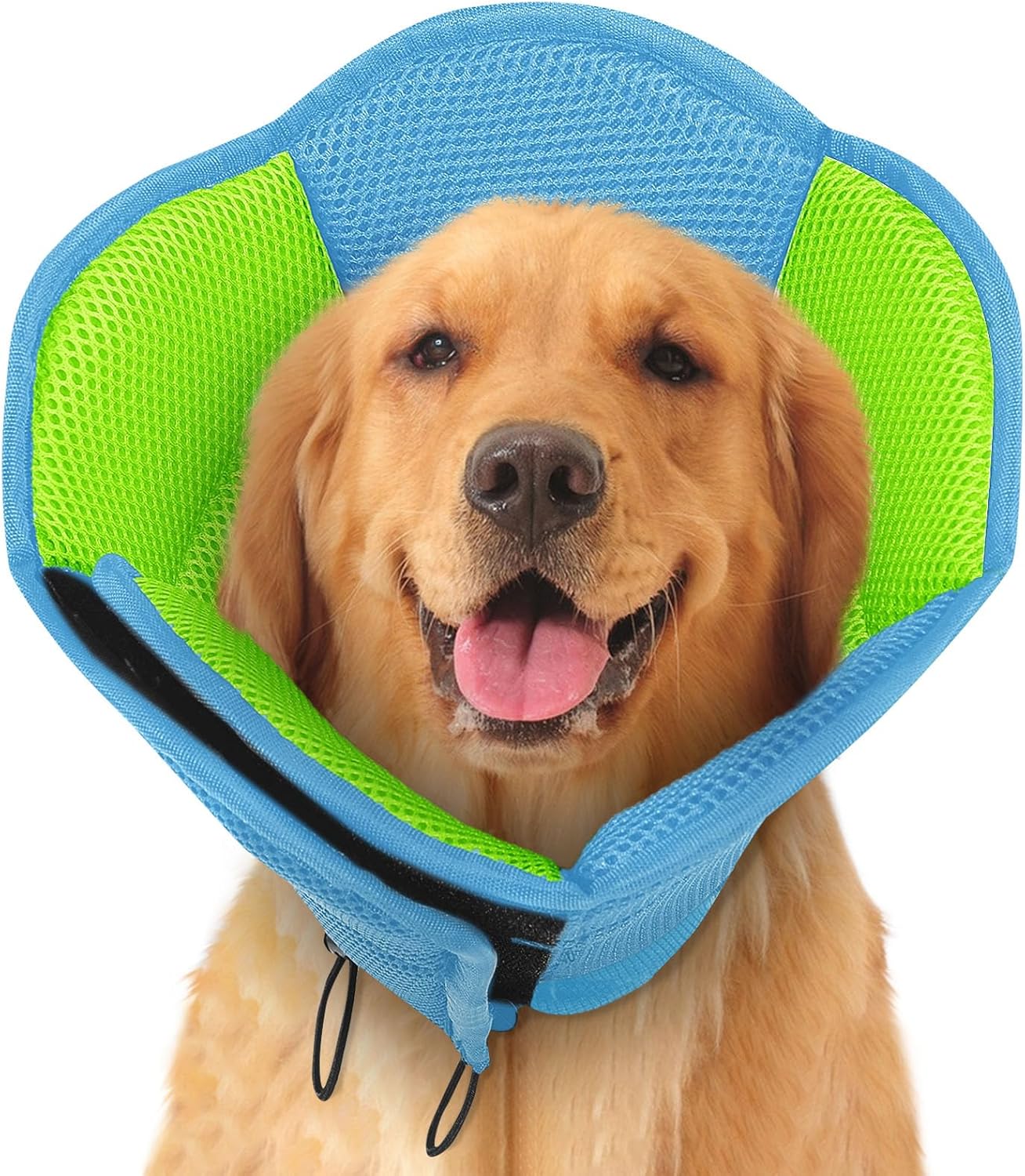 Dog Cone - Soft Cone for Dogs to Stop Licking, Pet E-Collar Alternative After Surgery, Adjustable Pet Recovery Collar for Wound Healing, Blue Large - Image 11