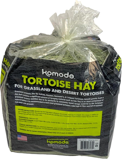 High fiber natural tortoise forage for healthy digestion and beak care