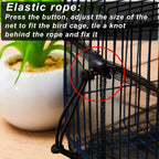 Side view of Shappy seed catcher showing breathable mesh texture
