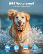 Anti Bark Collar for Dogs 8-150 lbs for Large, Medium and Small Dog, Rechargeable Static Shock Anti Bark Collar for Dogs 8-150 lbs with Remote, 5 Sensitivities, Beep Vibration Modes, IP67 Waterproof - Image 9