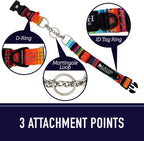 Adjustable reflective martingale pet collar packaging view from Leash Boss brand