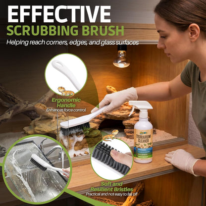Mysora cleaning kit for turtle and amphibian terrariums