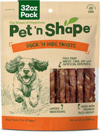 Pet 'n Shape Duck 'n Hide Twist - Duck Wrapped Rawhide Natural Dog Treats, Large, 6 Count - Image 10