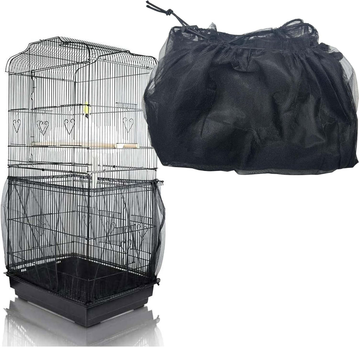 Packaged Allazone universal bird cage seed catcher accessory