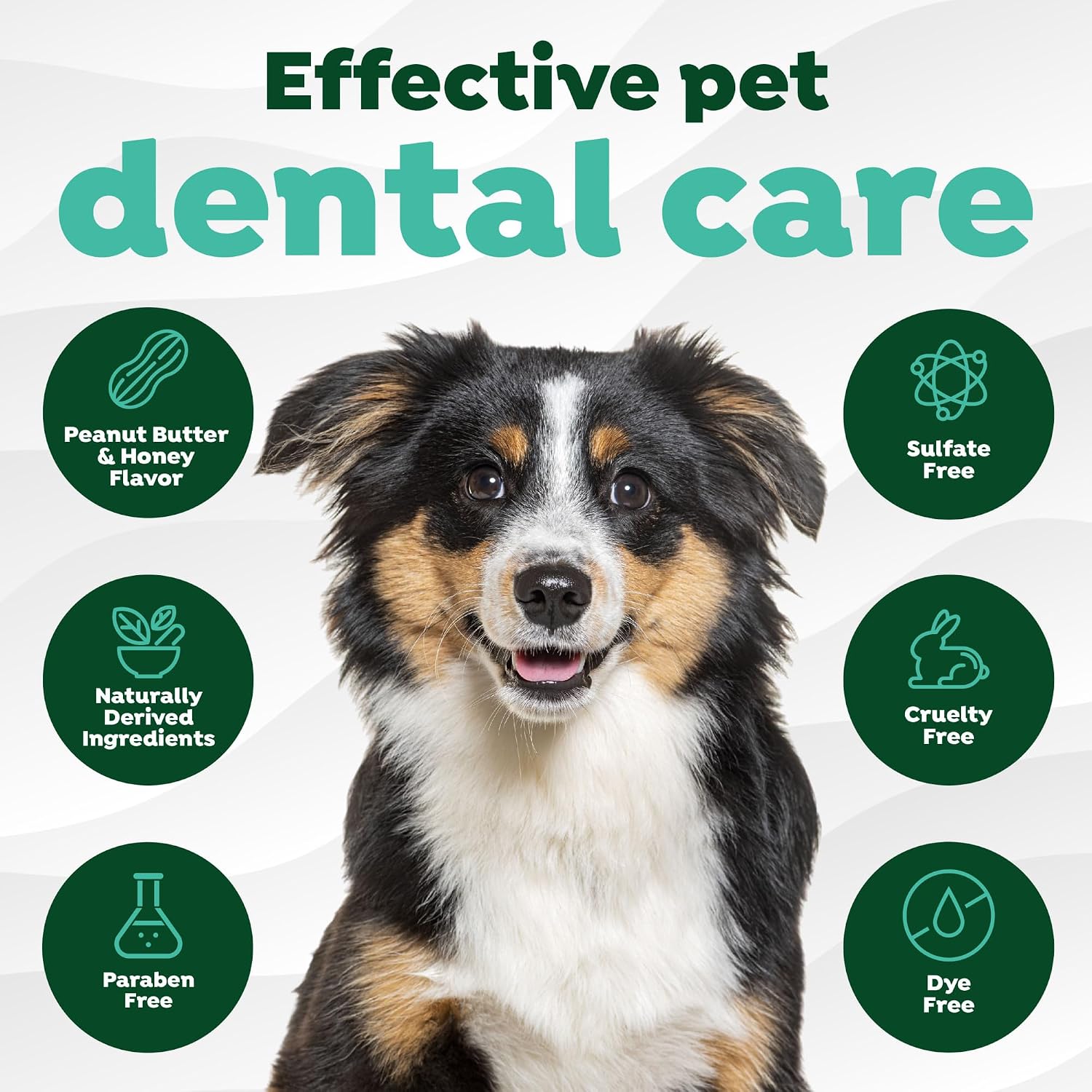 TropiClean dog oral care kit unboxed showing toothpaste and finger brush
