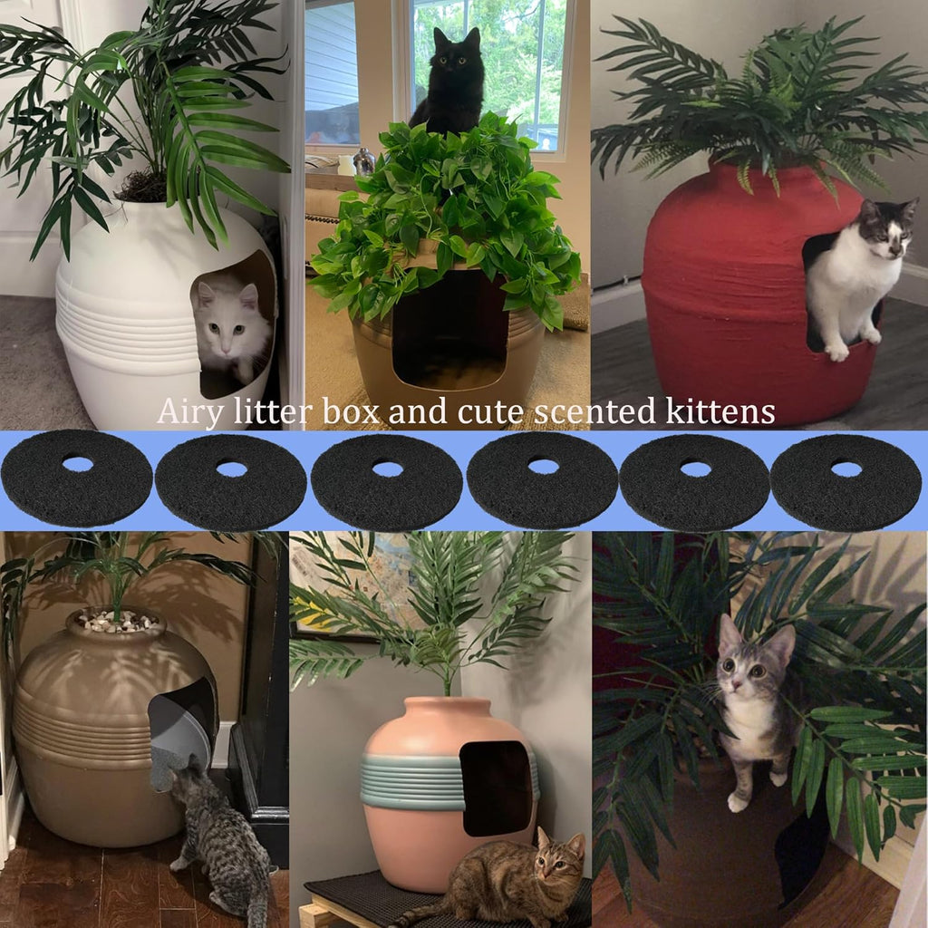 PurifyLogix pet safe non toxic charcoal filter dimensions and product packaging layout