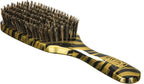 Black and gold tiger stripe design wave brush