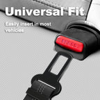 Durable nylon dog seatbelt with universal buckle
