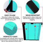 Breathable green mesh horse leggings designed to prevent stomping and leg fatigue