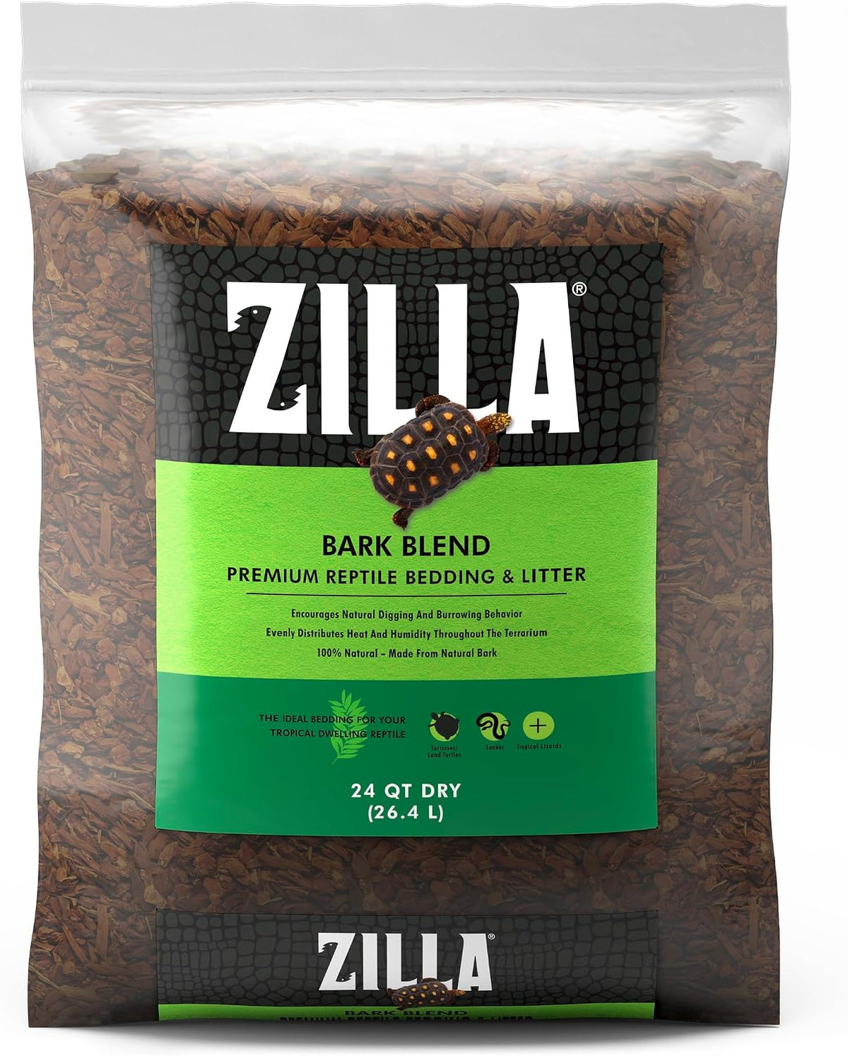 Zilla Reptile Terrarium Bedding Substrate Bark Blend, 8 Quart - Image 10