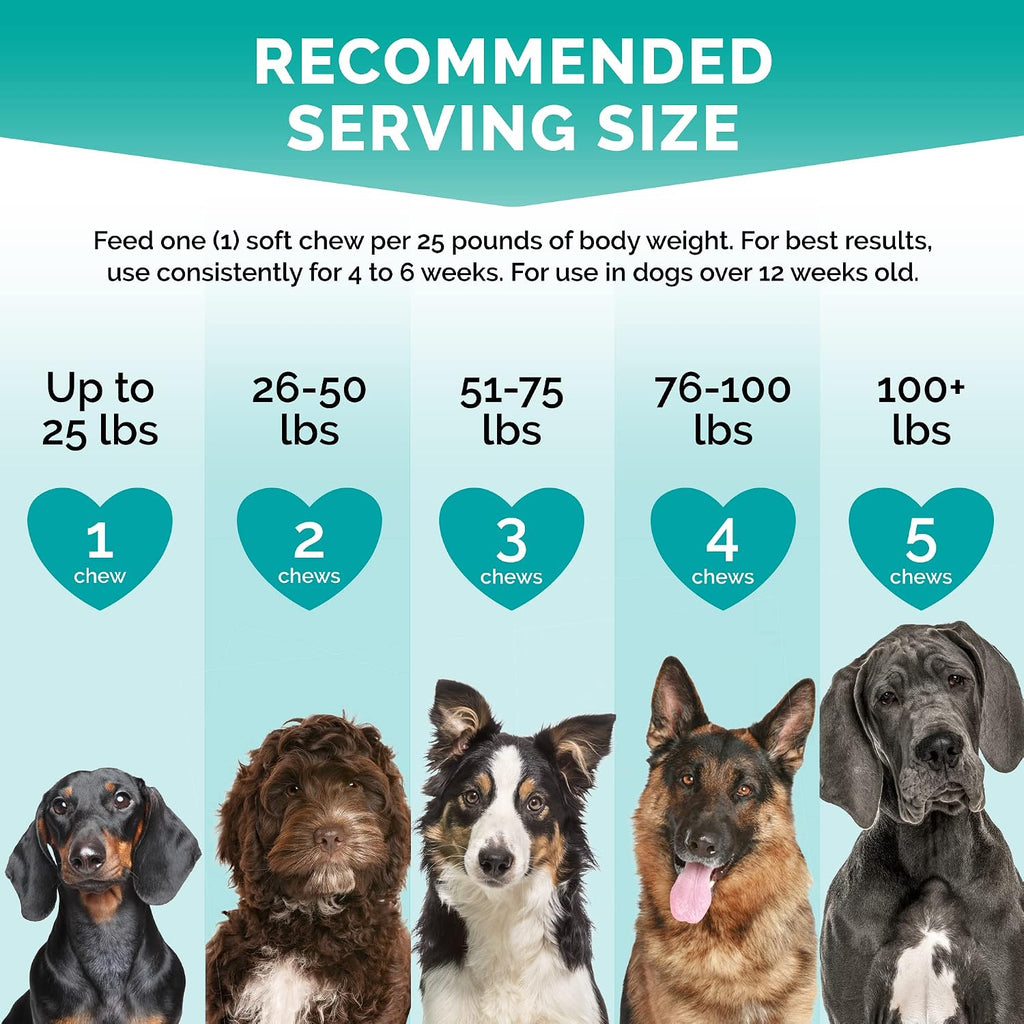 Premium Care valerian root and chamomile treats for dogs