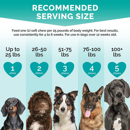 Premium Care valerian root and chamomile treats for dogs