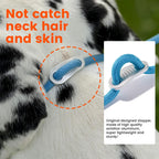 HowGo dog collar blue braided rope texture