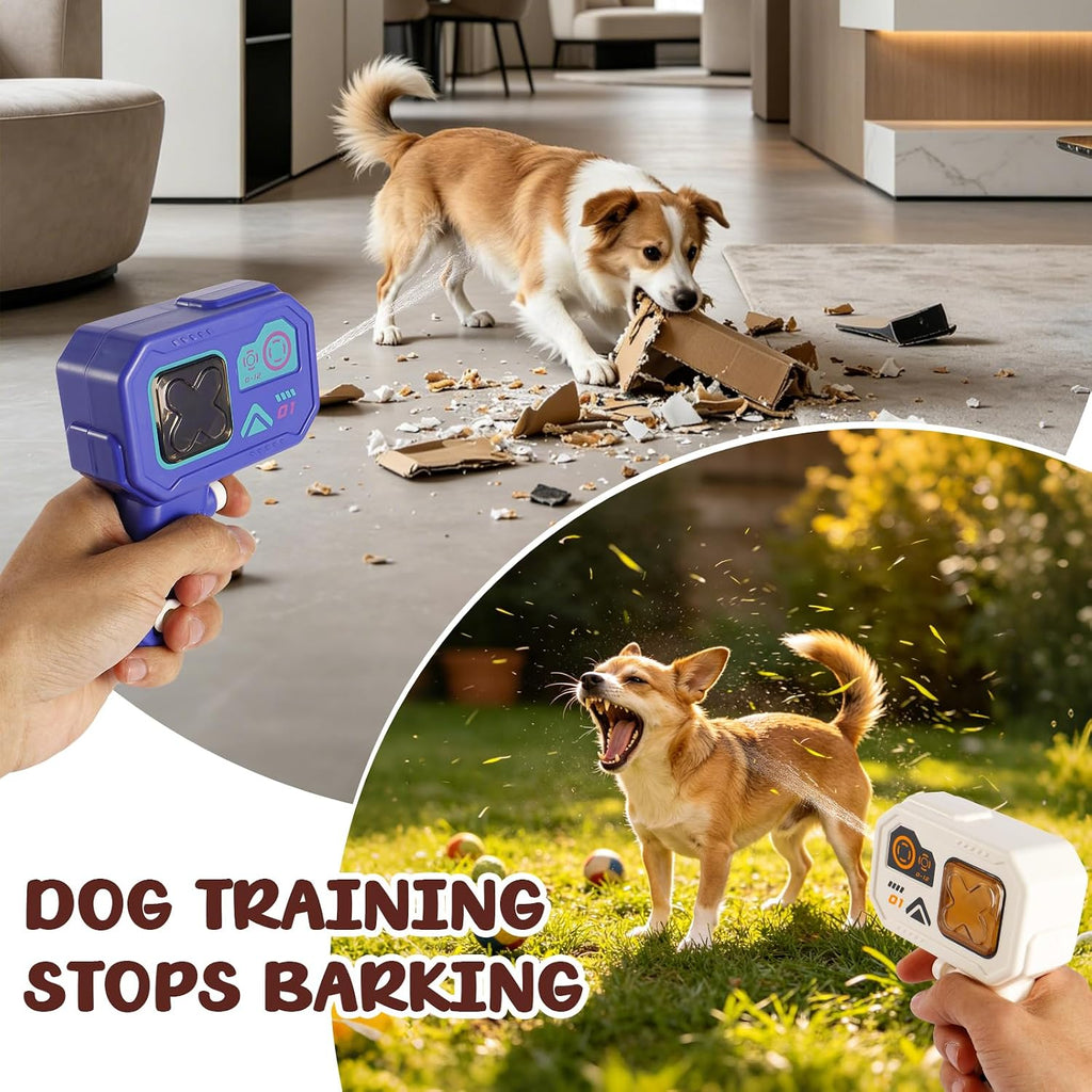 Ergonomic water spray pistol for pet behavior correction