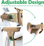 GoHimal dog backpack harness with water resistant nylon close up