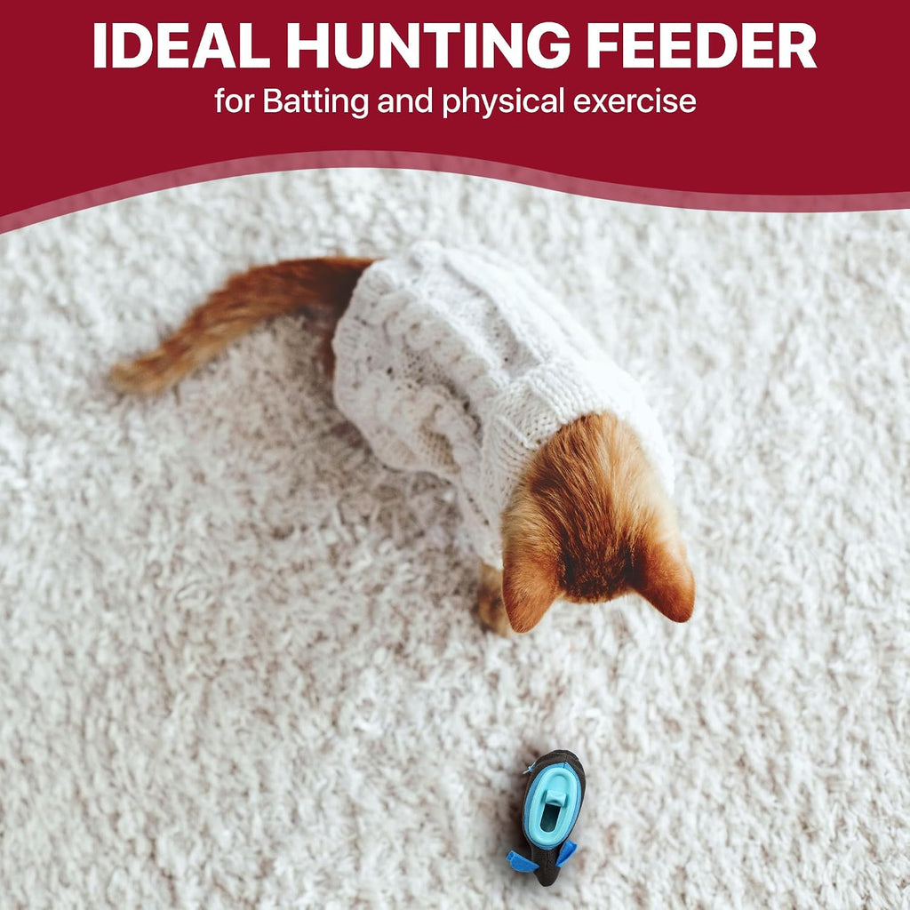 SPOT Doc and Phoebe's Cat Hunting Snacker - Interactive Indoor Treat Dispenser, Encourage Natural Instincts to Hunt, Provide Mental Stimulation, Solve Behavioral Problems & Obesity, Pack of 1 Mouse - Image 10