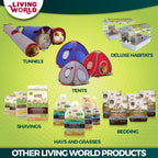 Living World millet spray for birds back label details