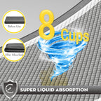 Croci puppy pads with six layer leak proof technology cross section view
